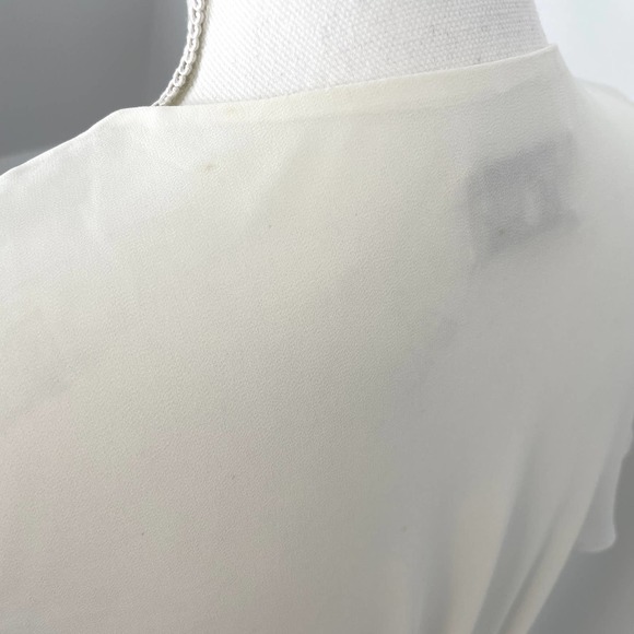 Show Me Your Mumu White Sophia Wrap Dress Size Medium New - Picture 13 of 16